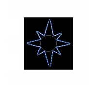 Гірлянда Delux Motif flash Star 65 х 75 см білий IP44 EN (90012985)