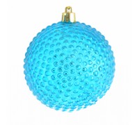 Ялинкова іграшка YES! Fun Їжачок куля блакитний 8 см (972808)