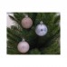 Ялинкова іграшка Chomik кульки 26 шт 6 см, мікс блакитні, срібні, рожеві (5900779840546_1)