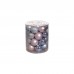 Ялинкова іграшка Chomik кульки 26 шт 6 см, мікс блакитні, срібні, рожеві (5900779840546_1)