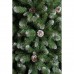 Штучна ялинка Triumph Tree з шишками Empress зелена, led 288 ламп, 2,15 м (8718861989618)