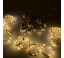 Гирлянда Novogod`ko штора на мед.проводе, 200 LED, тепл.бел. 2*2 м (974222)