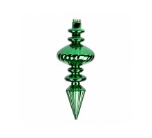 Ялинкова іграшка Novogod`ko Бурулька, пластик, 30 cм, зелена, глянець (974098)