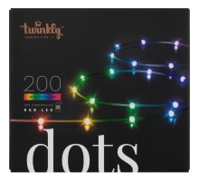 Гірлянда Twinkly Smart LED Dots Lights RGB 200 Gen II, IP44, 10м, прозорий (TWD200STP-BEU)