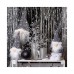 Прикраса декоративна YES! Fun Дерево з кристалами, 35 см, срібло (974107)