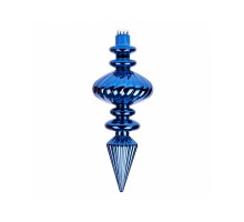 Ялинкова іграшка Novogod`ko Бурулька, пластик, 23 cм, синя, глянець (974094)