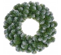 Різдвяний вінок Black Box Trees Norton 45 см зелений з ефектом покриття інеєм (8718861288964)