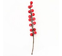 Украшение декоративное YES! Fun Ветка с красными ягодами, 26 см (973524)