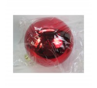 Ялинкова іграшка Novogod`ko куля, пластик, 25cм, червона, глянець (974434)