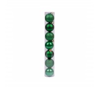 Ялинкова іграшка Novogod`ko 7 шт зелений 4 cм (974015)