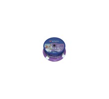 Диск DVD Verbatim 8.5Gb 8X CakeBox 25шт Printable (43667)