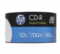Диск CD HP CD-R 700MB 52X IJ PRINT 50шт Spindle (69312/CRE00017WIP-3)