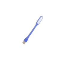 Лампа USB Optima LED, гнучка, синій (UL-001-BLU)