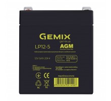 Батарея до ДБЖ Gemix 12В 5Ач (LP12-5)