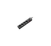Мережевий фільтр живлення APC Essential SurgeArrest 4 outlets, Black (P43B-RS)