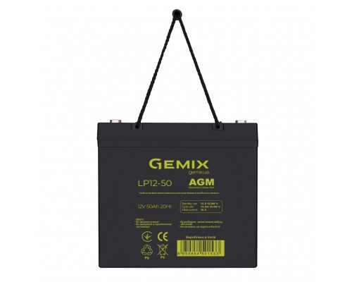 Батарея до ДБЖ Gemix 12В 50Ач (LP12-50)