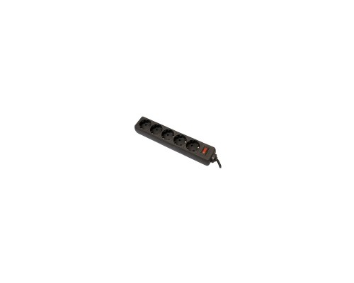 Мережевий фільтр живлення Defender ES 1.8m 5 роз. black (99484)