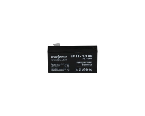 Батарея до ДБЖ LogicPower LPM 12В 1.3 Ач (4131)