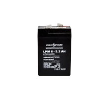 Батарея до ДБЖ LogicPower LPM 6В 5.2 Ач (4158)