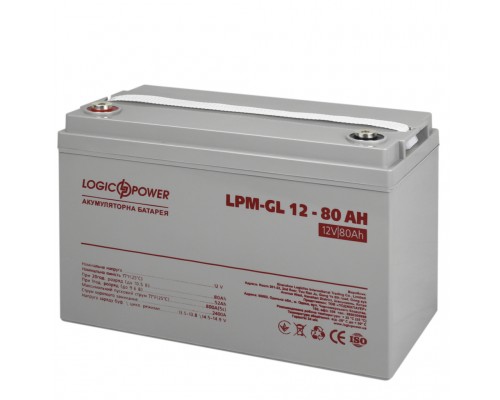 Батарея до ДБЖ LogicPower LPM-GL 12В 80Ач (15267)