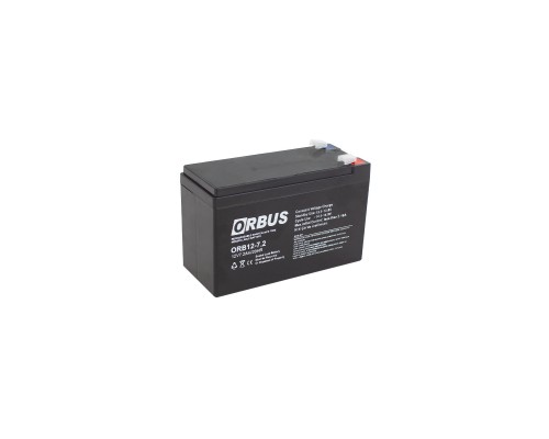 Батарея до ДБЖ Orbus ORB1272 AGM 12V 7.2Ah (ORB1272)