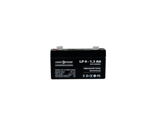 Батарея до ДБЖ LogicPower LPM 6В 1.3 Ач (4157)