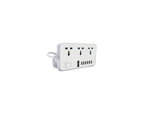 Мережевий фільтр живлення Voltronic TВ-Т09, 3роз, 6*USB White (ТВ-Т09-White)