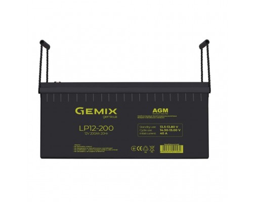 Батарея до ДБЖ Gemix LP 12В 200 Ач (LP12200)