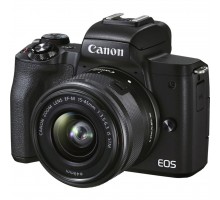 Цифровий фотоапарат Canon EOS M50 Mk2 + 15-45 IS STM Kit Black + сумка SB130 + SD16GB (4728C058)