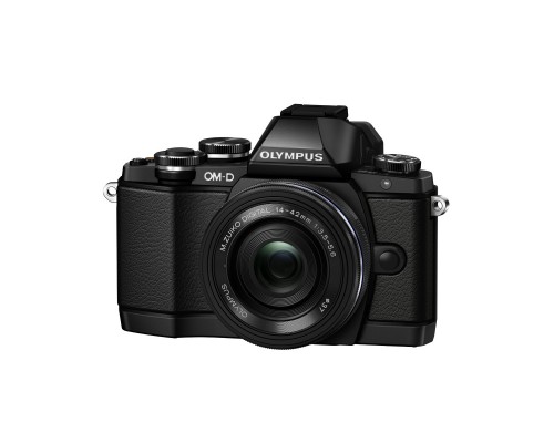 Цифровий фотоапарат Olympus E-M10 pancake zoom 14-42 Kit black/black (V207023BE000)