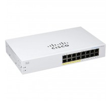 Комутатор мережевий Cisco CBS110-16PP-EU