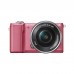 Цифровий фотоапарат Sony Alpha 5000 kit 16-50 Pink (ILCE5000LP.CEC)