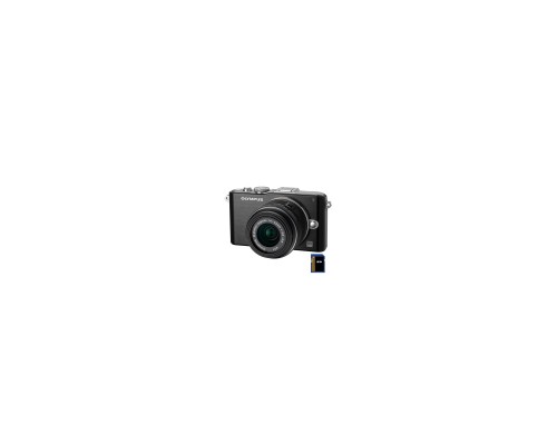 Цифровий фотоапарат Olympus PEN E-PL3 14-42 mm kit black/black (V20503BBE000/V205031BE000)