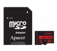 Карта памяти Apacer 16GB microSDHC Class10 UHS-I (AP16GMCSH10U5-R)
