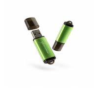 USB флеш накопичувач eXceleram 32GB A3 Series Green USB 2.0 (EXA3U2GR32)