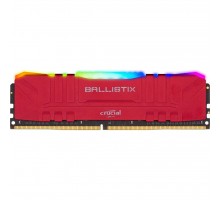 Модуль пам'яті для комп'ютера DDR4 8GB 3000 MHz Ballistix Red RGB Micron (BL8G30C15U4RL)