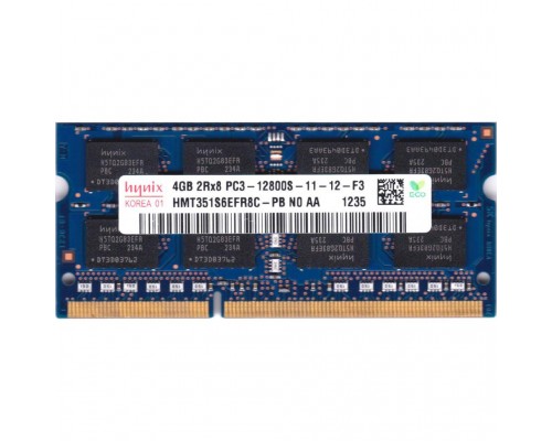 Модуль пам'яті для ноутбука SoDIMM DDR3 4GB 1600 MHz Hynix (HMT351S6EFR8C-PB)