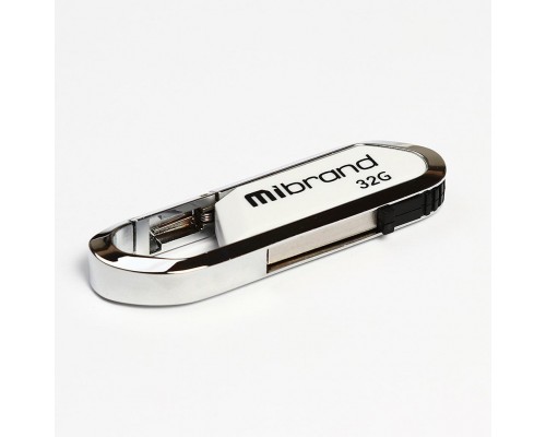 USB флеш накопитель Mibrand 32GB Aligator White USB 2.0 (MI2.0/AL32U7W)