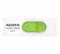 USB флеш накопичувач ADATA 128GB UV320 White/Green USB 3.1 (AUV320-128G-RWHGN)