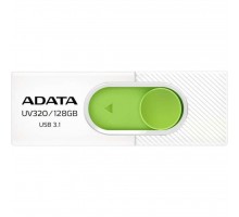 USB флеш накопитель ADATA 128GB UV320 White/Green USB 3.1 (AUV320-128G-RWHGN)