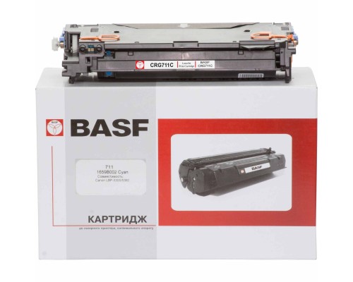 Картридж BASF для Canon LBP-5300/5360 аналог 1659B002 Cyan (KT-711-1659B002)