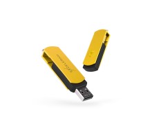 USB флеш накопитель eXceleram 32GB P2 Series Yellow2/Black USB 2.0 (EXP2U2Y2B32)