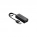 Концентратор Ugreen USB 3.0 Type A to 3xUSB 2.0 + RJ45 1000M Ethernet black (20264)