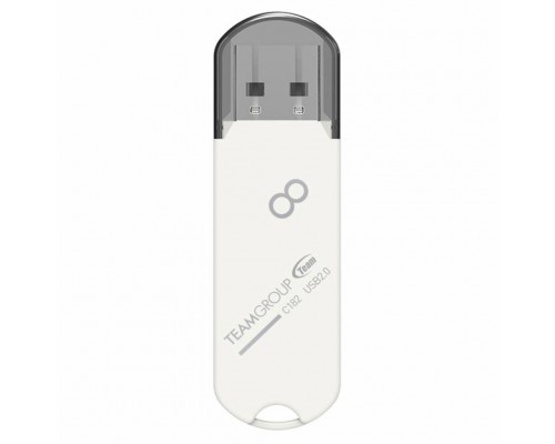 USB флеш накопитель Team 8GB C182 White USB 2.0 (TC1828GW01)