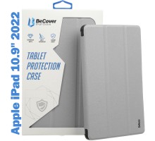 Чохол до планшета BeCover TPU Edge mount Apple Pencil Apple iPad 10.9" 2022 Gray (708484)