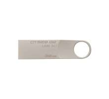 USB флеш накопичувач Kingston 32GB DataTraveler SE9 G2 Metal Silver USB 3.0 (DTSE9G2/32GB)