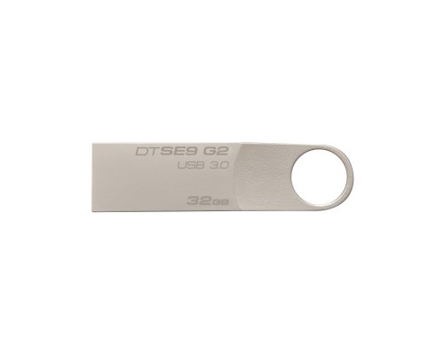 USB флеш накопичувач Kingston 32GB DataTraveler SE9 G2 Metal Silver USB 3.0 (DTSE9G2/32GB)