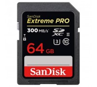 Карта пам'яті SANDISK 64GB SDXC class 10 UHS-II 4K Extreme Pro (SDSDXPK-064G-GN4IN)