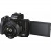 Цифровий фотоапарат Canon EOS M50 Mk2 + 15-45 IS STM VLogger Kit Black (4728C050)