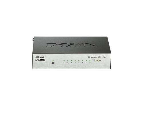 Комутатор мережевий D-Link DGS-1008D